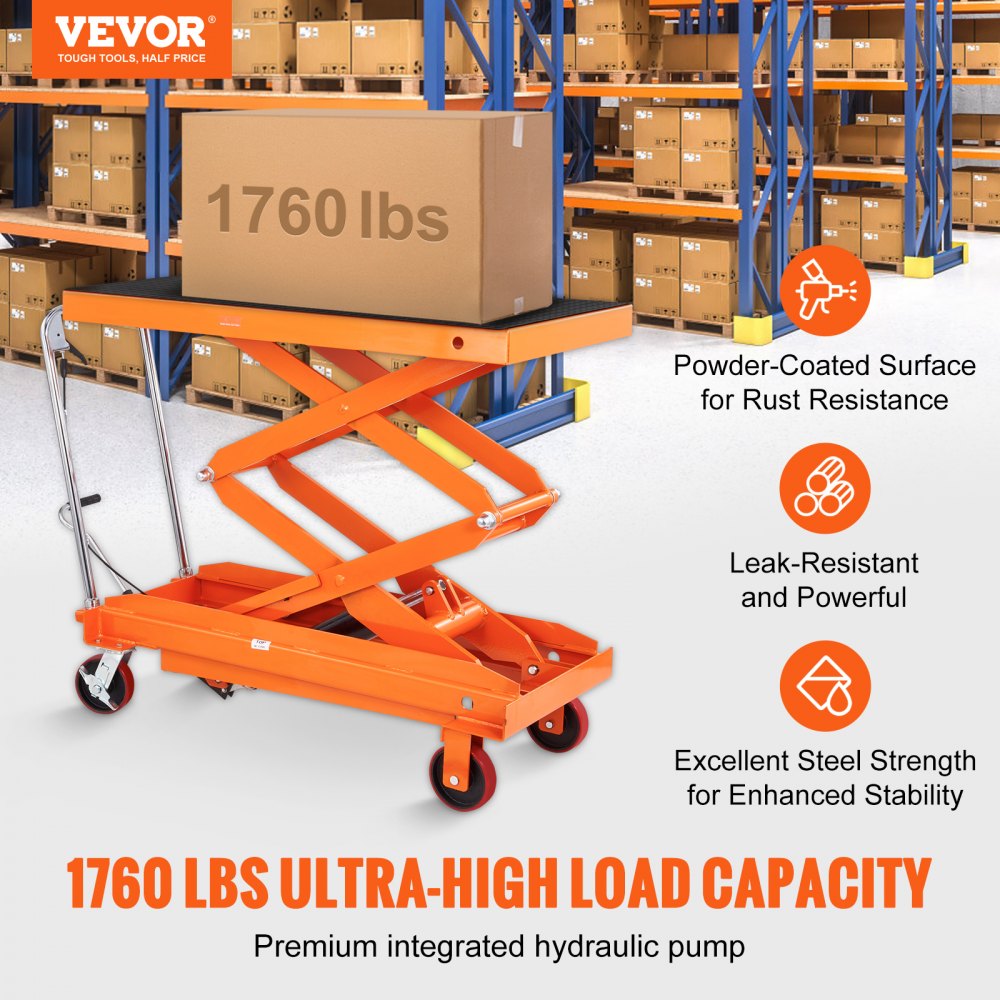 🎁Hydraulic Lift Table Cart