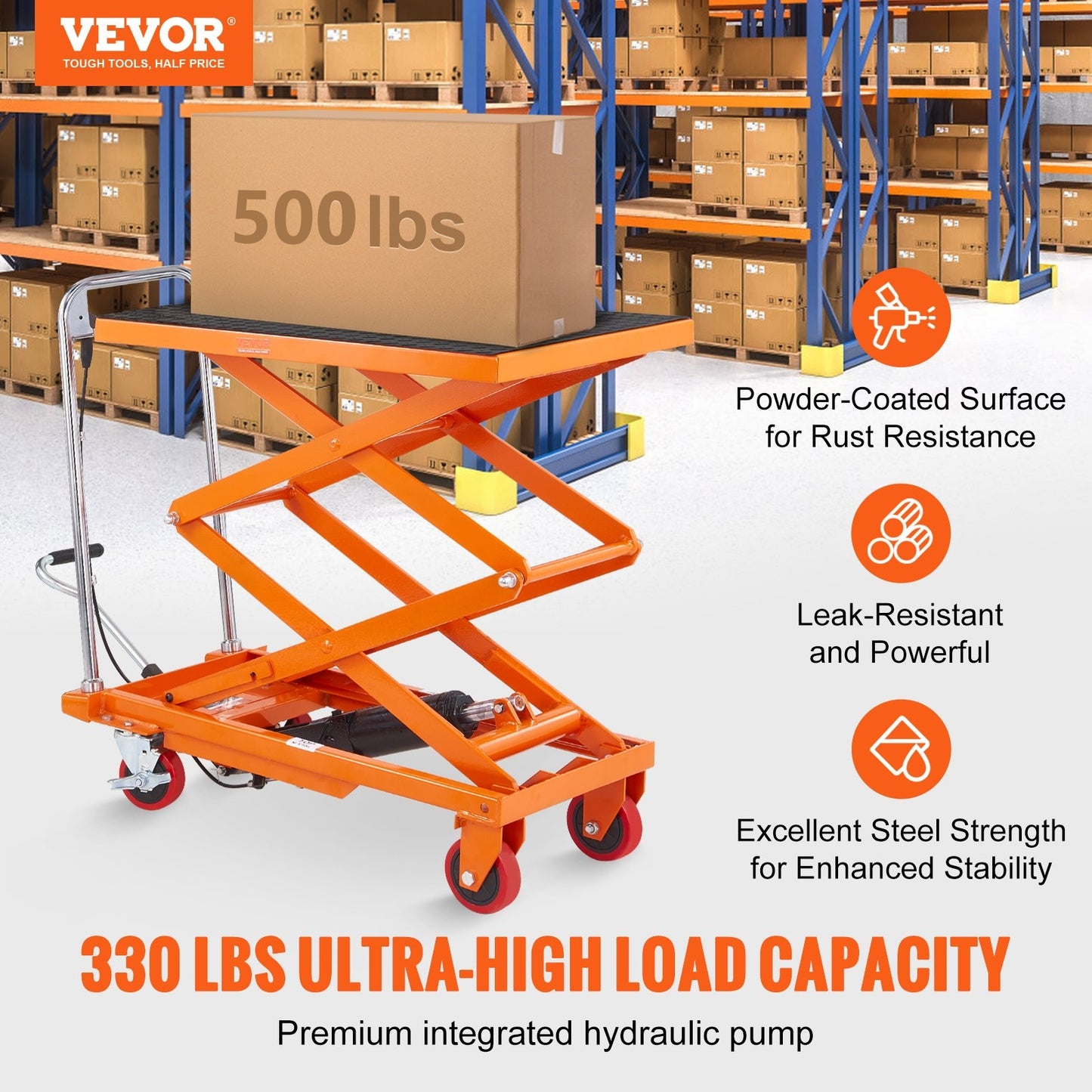 🎁Hydraulic Lift Table Cart