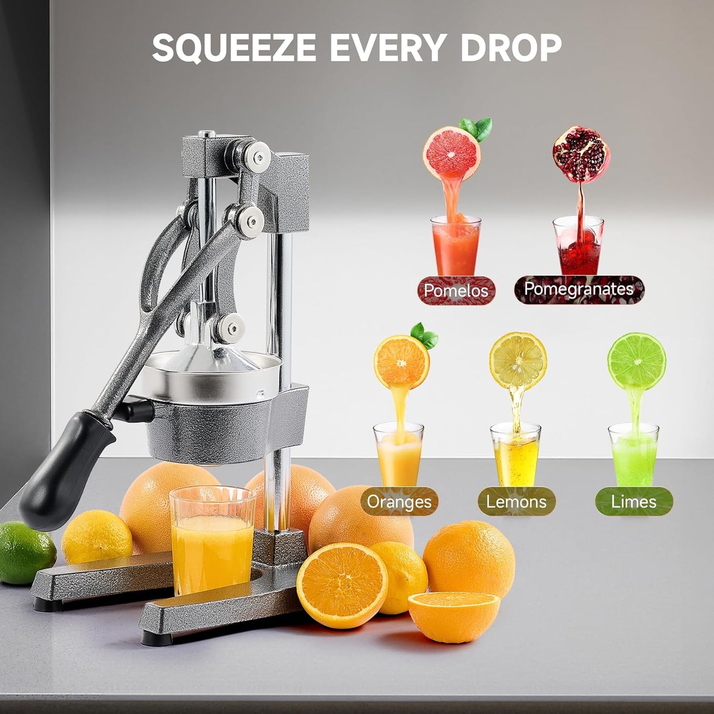 HEAVY-DUTY MANUAL JUICE PRESS