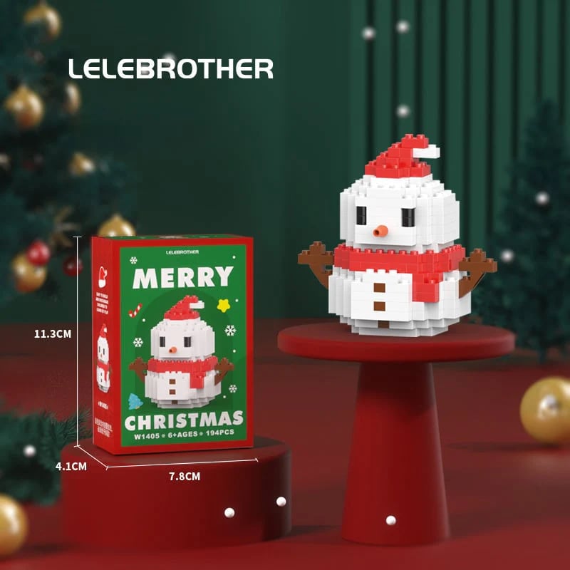 🎁Christmas Day Limited Time 49% OFF-🎄Santa Claus Design Building Blocks Toy