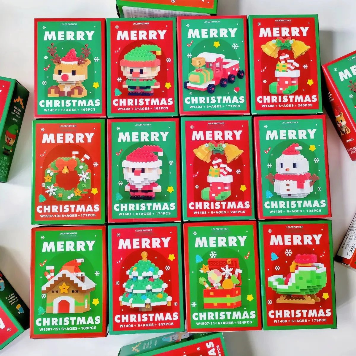🎁Christmas Day Limited Time 49% OFF-🎄Santa Claus Design Building Blocks Toy
