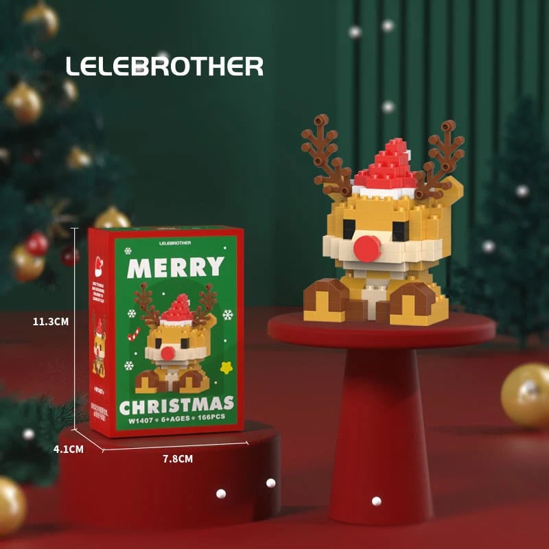 🎁Christmas Day Limited Time 49% OFF-🎄Santa Claus Design Building Blocks Toy