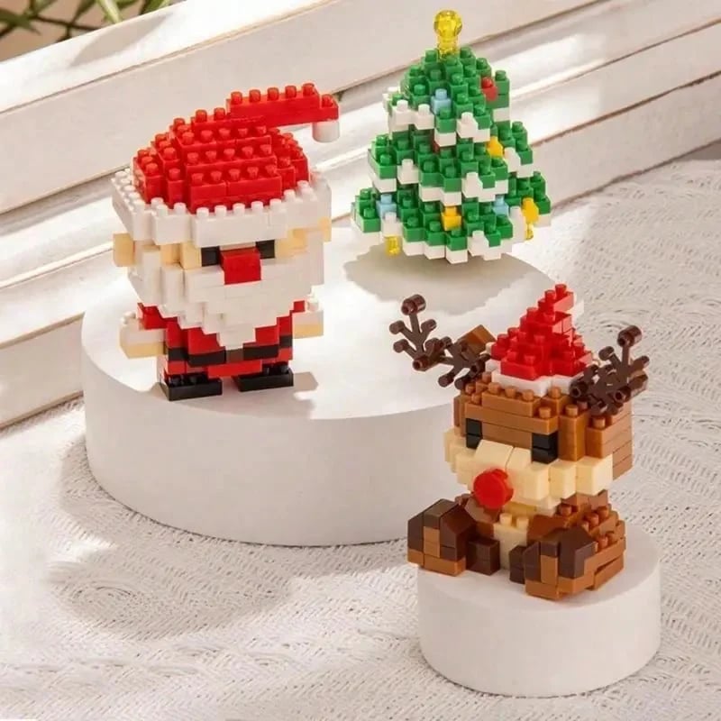 🎁Christmas Day Limited Time 49% OFF-🎄Santa Claus Design Building Blocks Toy
