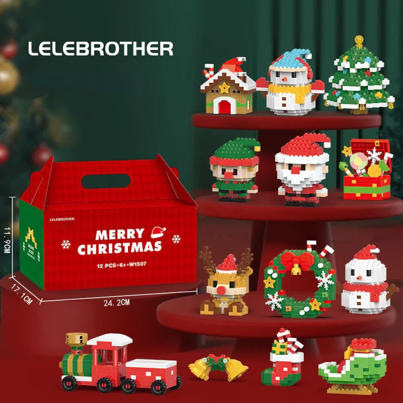 🎁Christmas Day Limited Time 49% OFF-🎄Santa Claus Design Building Blocks Toy