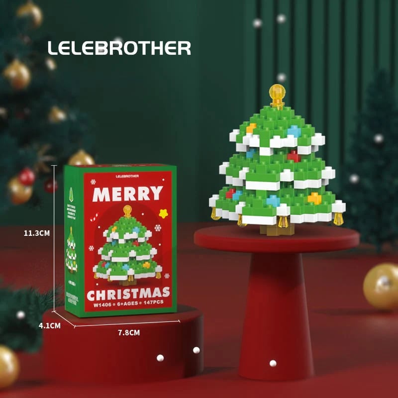 🎁Christmas Day Limited Time 49% OFF-🎄Santa Claus Design Building Blocks Toy