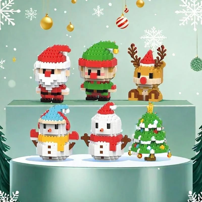 🎁Christmas Day Limited Time 49% OFF-🎄Santa Claus Design Building Blocks Toy