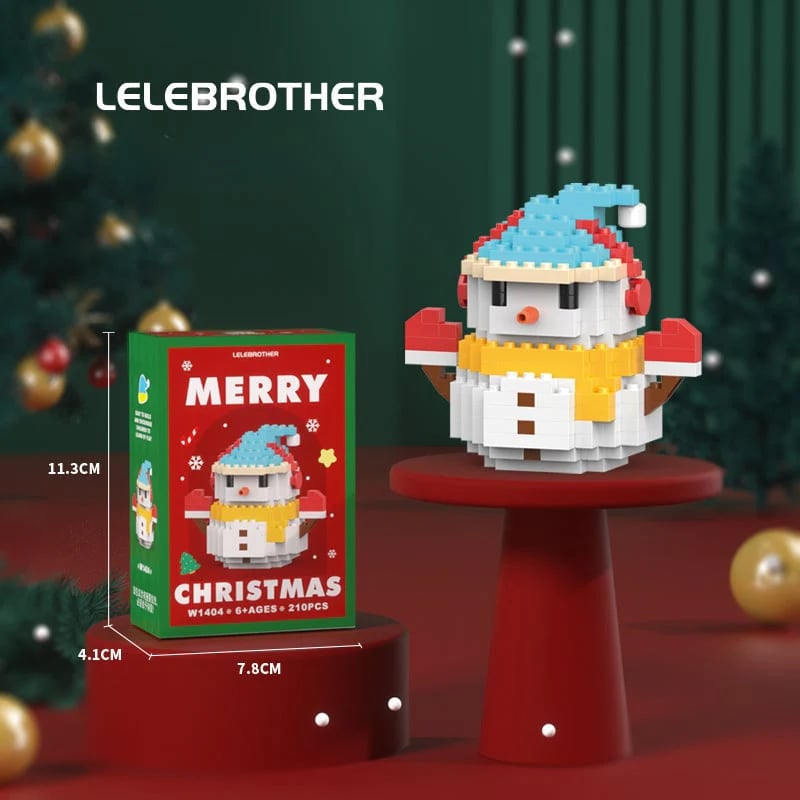 🎁Christmas Day Limited Time 49% OFF-🎄Santa Claus Design Building Blocks Toy