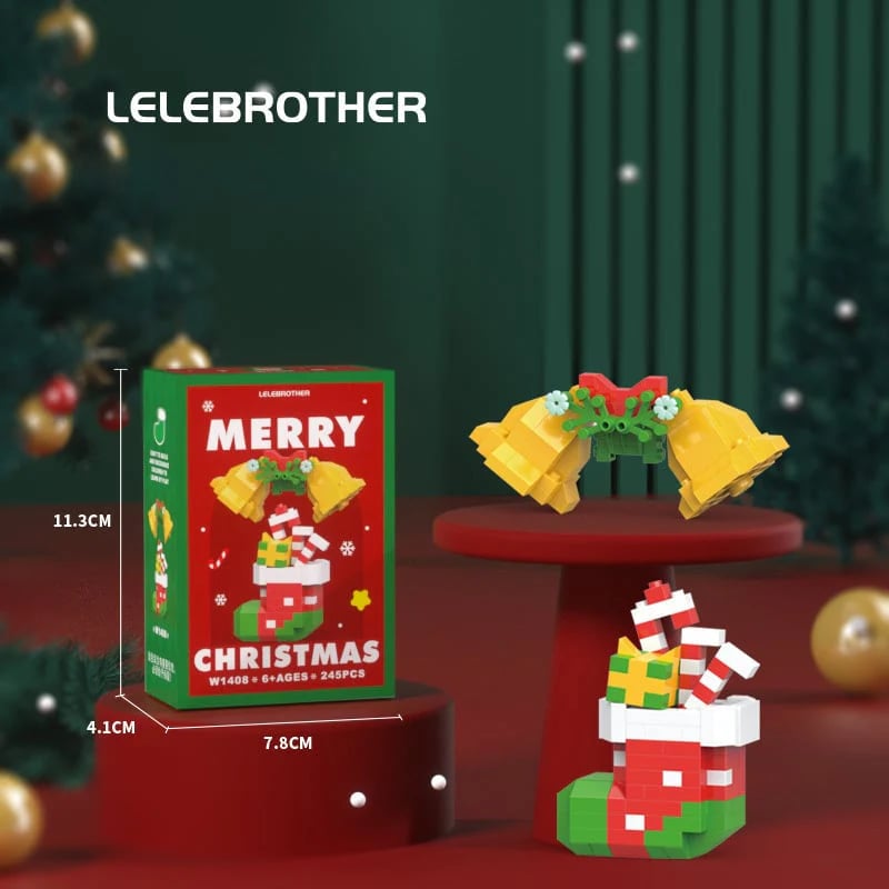🎁Christmas Day Limited Time 49% OFF-🎄Santa Claus Design Building Blocks Toy