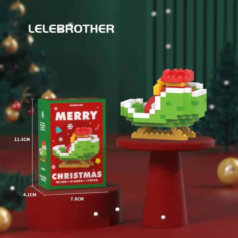 🎁Christmas Day Limited Time 49% OFF-🎄Santa Claus Design Building Blocks Toy