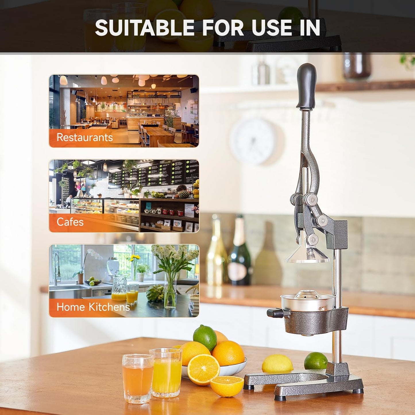 HEAVY-DUTY MANUAL JUICE PRESS