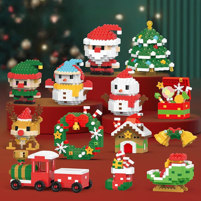 🎁Christmas Day Limited Time 49% OFF-🎄Santa Claus Design Building Blocks Toy