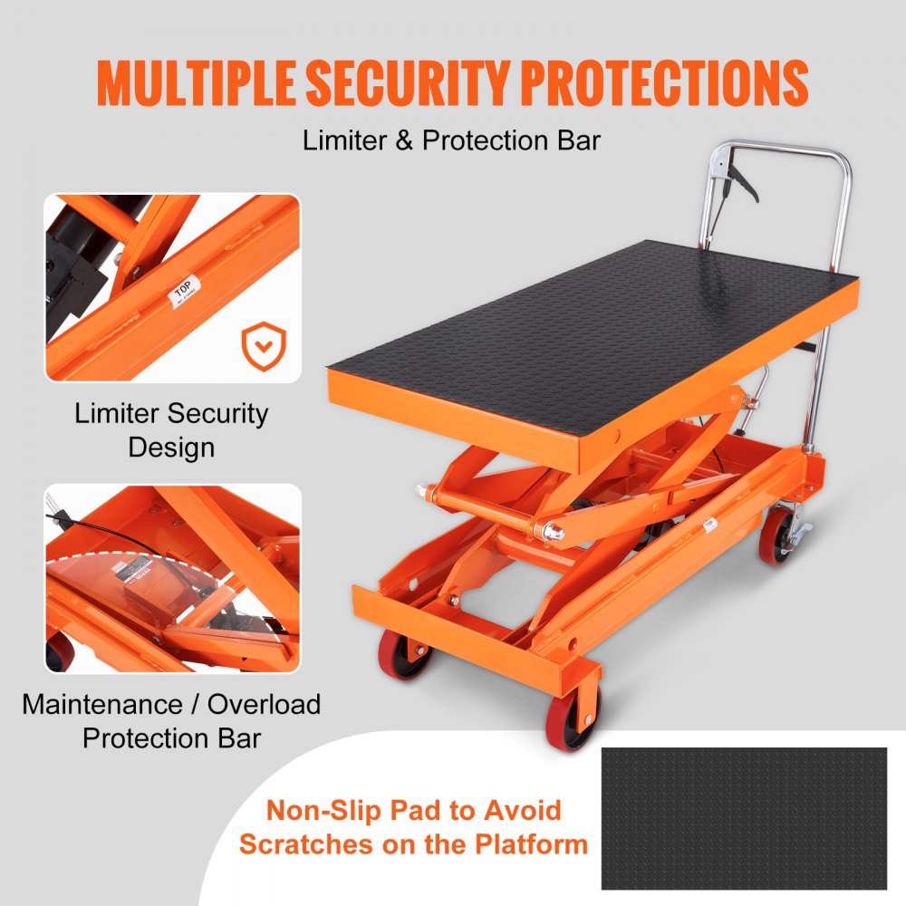 🎁Hydraulic Lift Table Cart
