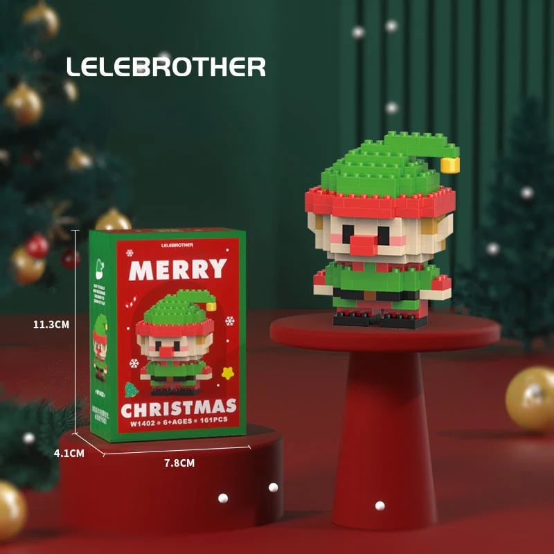 🎁Christmas Day Limited Time 49% OFF-🎄Santa Claus Design Building Blocks Toy