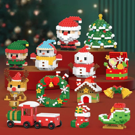 🎁Christmas Day Limited Time 49% OFF-🎄Santa Claus Design Building Blocks Toy